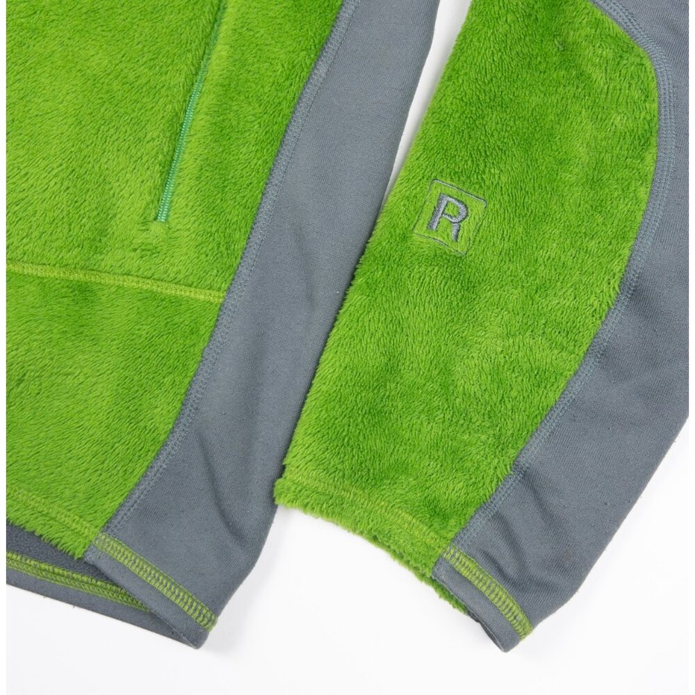 Patagonia R2 Fleece Jacket Men's XL Green Gray Full Zip Fuzzy Outdoor 25136 - Picture 5 of 13